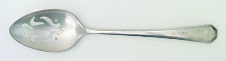 La France (Silverplate, 1920) Pierced Tablespoon (Serving Spoon)