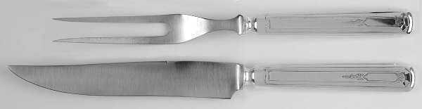 La France (Silverplate, 1920) Small Stainless Blade 2-Piece Steak Carving Set