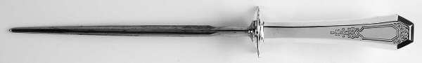 La France (Silverplate, 1920) Large Roast Steel Rod Knife Sharpener