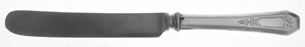 La France (Silverplate, 1920) Old French Hollow Knife with Bolster