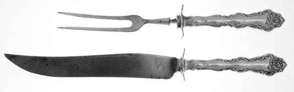 Lafayette (Silverplate, 1908) Small Stainless Blade 2-Piece Steak Carving Set