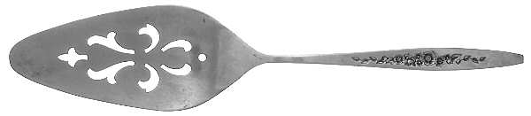 Laurel Mist (Silverplate, 1966) Solid Pierced Pie Server