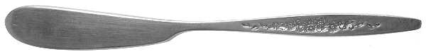 Laurel Mist (Silverplate, 1966) Flat Handle Butter Spreader