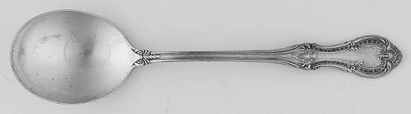 Lambeth Manor (Sterling, 1952, No Monograms) Round Bowl Soup Spoon (Cream Soup)