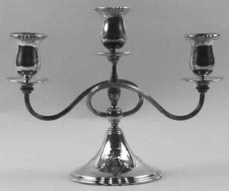 Lady Mary (Silverplate, Hollowware) Medium 3-Light Candelabra