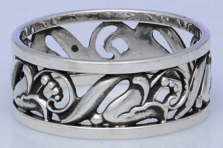 La Paglia Designed (Sterling, Hollowware) Sterling Napkin Ring