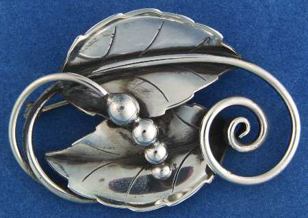 La Paglia Designed (Sterling, Hollowware) Brooch