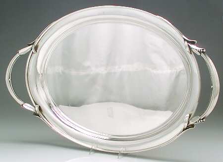 La Paglia Designed (Sterling, Hollowware) Large Waiter Tray