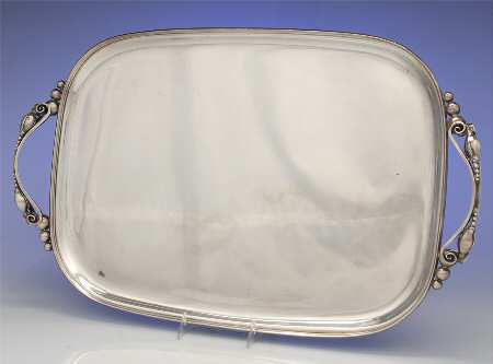 La Paglia Designed (Sterling, Hollowware) 20" Waiter Tray