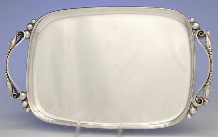 La Paglia Designed (Sterling, Hollowware) 15" Demitasse Tray