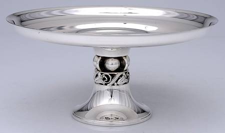 La Paglia Designed (Sterling, Hollowware) Round Compote (Height X Width)