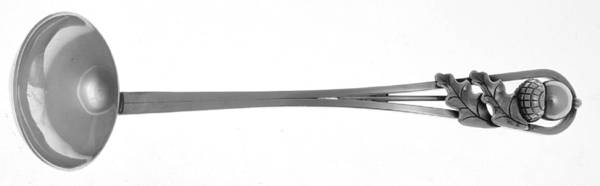 La Paglia Designed (Sterling, Hollowware) Sauce Ladle Solid Piece