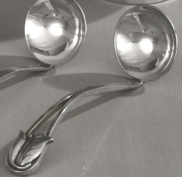 La Paglia Designed (Sterling, Hollowware) Sauce Ladle Solid Piece