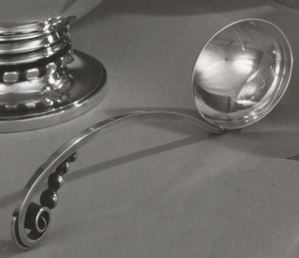 La Paglia Designed (Sterling, Hollowware) Sauce Ladle, Solid Piece