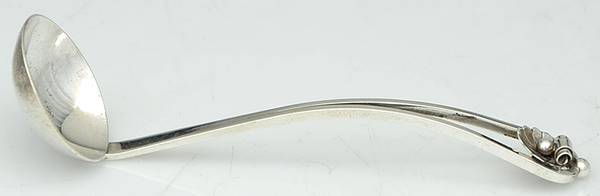 La Paglia Designed (Sterling, Hollowware) Sauce Ladle Solid Piece