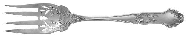 La Rochelle (Sterling, 1909) Medium Solid Cold Meat Serving Fork