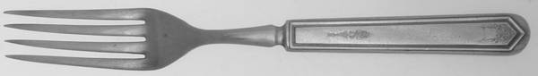 La Salle (Silverplate, 1925) Indented Solid Handled Fork