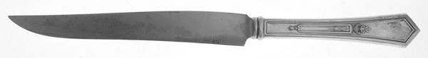 La Touraine (Silverplate, 1920) Small Steak Carving Knife with Stainless Blade