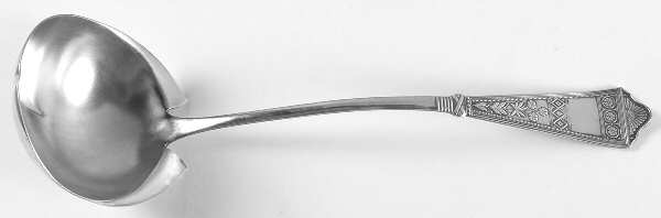 Laurel (Silverplate, 1878) Solid Soup Ladle