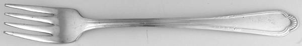 Laurel (Silverplate, 1934) Grille Fork (Viande)