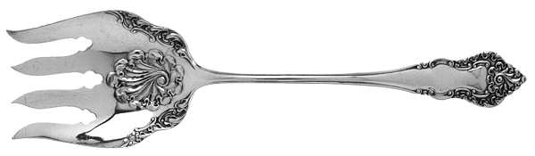 Laurence (Silverplate, 1901) Solid Salad Serving Fork
