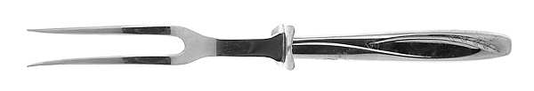 Lawncrest (Stainless) Small Steak Carving Fork with Stainless Prongs