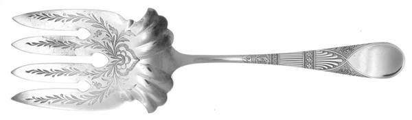 Leader (Silverplate, 1888) Large Solid Bright Fish Serving Fork