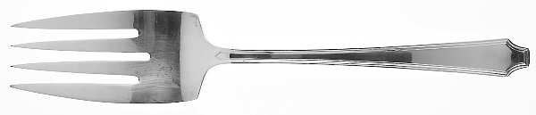 Legacy (Silverplate, 1928) Large Solid Cold Meat Serving Fork