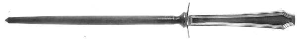 Legacy (Silverplate, 1928) Large Roast Steel Rod Knife Sharpener