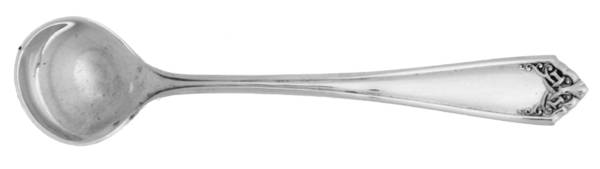 Leicester (Sterling, 1911, No Monograms) Master Salt Spoon