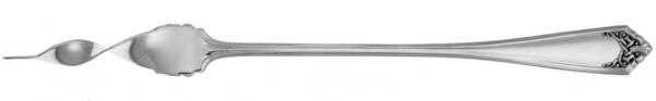 Leicester (Sterling, 1911, No Monograms) One Tine Butter Pick