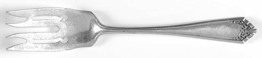 Leicester (Sterling, 1911, No Monograms) Individual Salad Fork