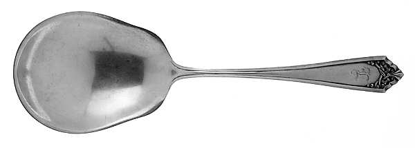 Leicester (Sterling, 1911, No Monograms) Small Solid Berry/Casserole Spoon
