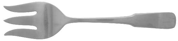 Liberty (Stainless) Medium Solid Cold Meat Serving Fork by International Silver