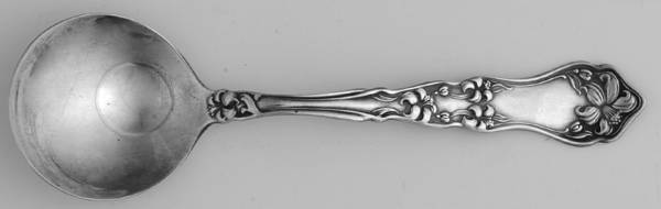 Lily (Silverplate, 1908) Round Bowl Soup Spoon (Bouillon)