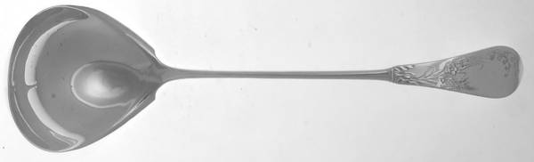 Lily (Silverplate, 1874) Oyster Ladle Solid Piece