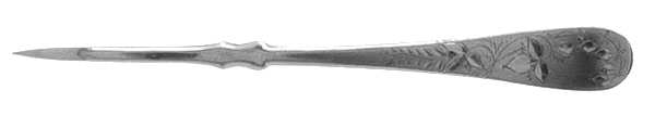 Lily (Silverplate, 1888) Solid Nut Pick