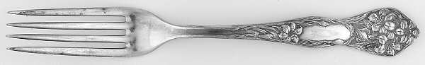 Lilyta (Silverplate, 1909, No Monograms) Fork