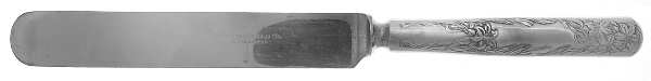 Lilyta (Silverplate, 1909, No Monograms) Blunt Solid Knife