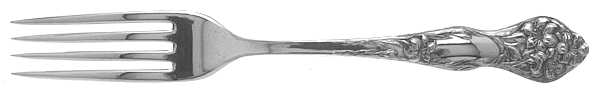 Lilyta (Silverplate, 1909, No Monograms) Fork