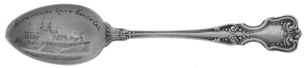 Litchfield (Sterling, 1898) Souvenir Spoon (Five O'Clock)