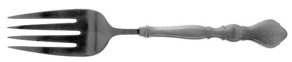 Litchfield (Pewter) Medium Solid Cold Meat Serving Fork