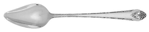 Lovely Lady (Silverplate, No Monos) Fruit/Orange Spoon