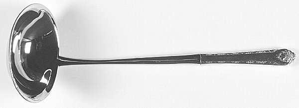 Lovely Lady (Silverplate, No Monos) Soup Ladle with Stainless Bowl HC