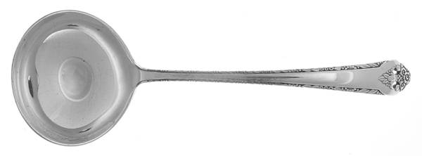 Lovely Lady (Silverplate, No Monos) Solid Gravy Ladle