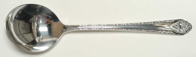 Lovely Lady (Silverplate, No Monos) Round Bowl Soup Spoon (Gumbo) by International Silver