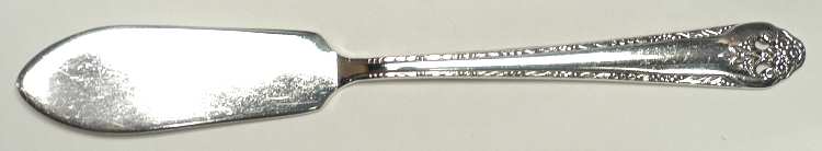 Lovely Lady (Silverplate, No Monos) Flat Handle Master Butter Knife by International Silver
