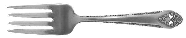 Lovely Lady (Silverplate, No Monos) Baby Fork by International Silver