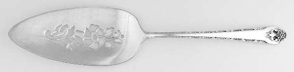 Lovely Lady (Silverplate, No Monos) Server-Pie/Solid-Pierced