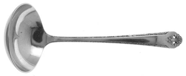 Lovely Lady (Silverplate, No Monos) Solid Gravy Ladle by International Silver